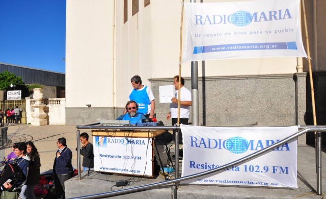 La celebración eucarística fue transmitada para toda la red de Radio María