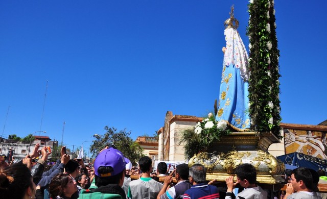 La imagen de Nuestra Señora de Itatí
