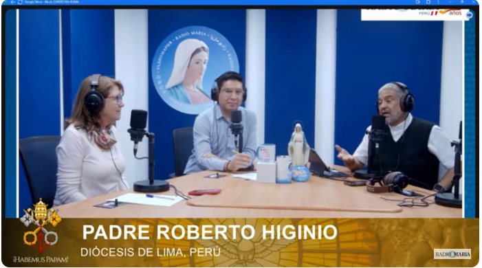 14/05/2025 - En diálogo con Radio María Argentina, el padre Roberto Iginio, sacerdote diosesano de Lima, conductor voluntario de Radio María Perú, nos compartió la alegría de tener al cardenal Robert Francis Prevost como el nuevo Papa León XIV, ya que es una persona muy cercana porque ha sido misionero en Perú: “Estamos aquí con Fiorella, con Juan José. Fiorella es…