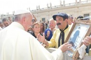 César Aldo Monte de Jesús María, uno de los integrantes de las tradicionales cabalgatas, tuvo la experiencia de estar con el Papa Francisco…
