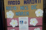 09/05/2018 – Esta semana estamos rezando el Rosario con los Niños desde San Miguel de Tucumán. El Colegio FASTA Reina de la Paz…