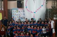 22/05/2018 – En el espacio de Los Niños con María, la familia del Colegio FASTA Reina de la Paz de San Miguel de…