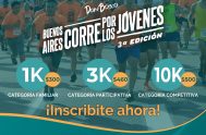 08/11/2018 – El Sábado 8 de diciembre se realizará la 3° edición de “Buenos Aires Corre Por los Jóvenes” en Urquiza y Paseo de…