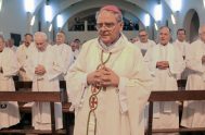 En la imagen, monseñor Oscar Ojea, obispo de San Isidro y presidente de la Conferencia Episcopal Argentina.   6/11/2018 - Durante la misa…