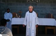 07/05/2022 – El padre Armando Dessy, canciller del obispado de Quilmes y párroco emérito en Nuestra Señora de la Esperanza de Florencio Varela,…