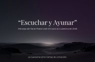 18/02/2026 - “Escuchar de verdad a Dios es escuchar el clamor de su pueblo.” Con esta convicción profunda, el Padre Javier Soteras nos&hellip;