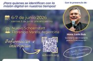 22/05/2026 - El Encuentro Internacional de Misioneros Digitales y Comunicadores reunirá en la Argentina a agentes pastorales, comunicadores y evangelizadores digitales de distintos&hellip;