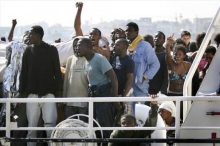 Italia recibe, año tras año, miles de refugiados, principalmente africanos.