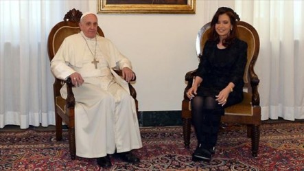El Santo Padre se encontró por tercera vez en la Santa Sede con la Presidente de Argentina.