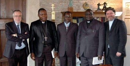 Los líderes religiosos de República Centroafricana se reunieron con el Papa en Roma.