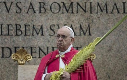 El Papa argentino encabeza las celebracones en el Vaticano con motivo de la Semana Santa