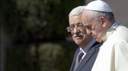 El Santo Padre también se reunió con el líder palestino en su viaje a Tierra Santa.