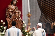 02/01/2018 – El Papa Francisco presidió la Misa de la Solemnidad de María Santísima Madre de Dios, el 1 de enero de 2018,…