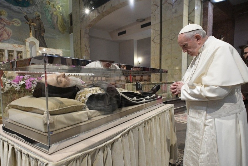 6 detalles de la visita de Francisco a la tierra del Padre Pío - Papa  Francisco