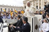 30/05/2018 – el Papa Francisco en la Audiencia General del último miércoles de mayo de 2018, prosiguiendo con su ciclo de catequesis dedicadas al…