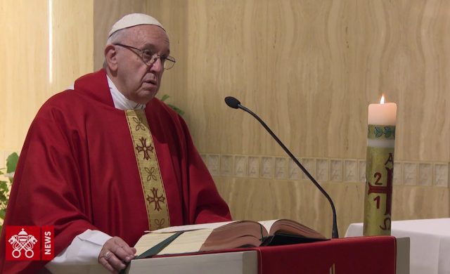 14/09/2018 – En la homilía de la misa celebrada en Santa Marta el Papa Francisco dijo que la cruz de…