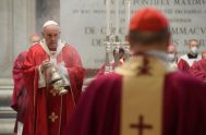 04/11/2021 – En la Misa celebrada este 4 de noviembre en sufragio por los Cardenales y Obispos fallecidos durante el último año, el…