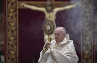 13/06/2022 – El martes 14 de junio, Solemnidad del Corpus Christi, el Papa Francisco no celebrará la Misa y la Procesión con la Bendición…