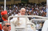 02/02/2023 – El Papa Francisco alentó a los jóvenes y catequistas a cuidar la alegría y a no dejar “que se apague” porque “Jesús…