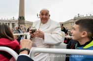 03/04/2024 – (Fuente: Vatican News) La “justicia” fue el tema de la catequesis del Papa Francisco en la audiencia general de este miércoles…