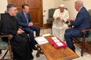 02/07/2024 - (Fuente: Vatican News) El ex vicepresidente estadounidense fue recibido este 28 de junio, en la casa Santa Marta por el Papa…