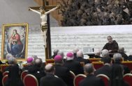 12/03/2025- (Fuente: Vatican News) En la sexta meditación de los ejercicios espirituales de Cuaresma celebrados en el Aula Pablo VI para la Curia…