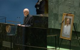 30/04/2025 – En la plenaria extraordinaria en el Palacio de Cristal de Nueva York, el arzobispo Observador de la Santa…