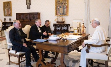 16/05/2025 – Durante el encuentro, los representantes del CELAM expresaron al Santo Padre la alegría y el agradecimiento del episcopado latinoamericano y caribeño por su elección como Sucesor de Pedro, reiterando además…