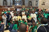 26/05/2025 – Esta tarde, de forma sorpresiva, el Papa León XIV ha saludado en la Basílica Vaticana a los participantes en la Peregrinación…