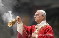 30/06/2025 - El papa León XIV presidió la misa en la solemnidad de los santos apóstoles Pedro y Pablo en el Altar de…