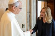 02/07/2025 - (Fuente: Vatican News) La Presidenta de Italia en audiencia, esta mañana, con León XIV: saludos, fotos, regalos y diálogo a puerta…