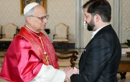 13/10/2025 - Su Santidad, el Papa León XIV, recibió en audiencia al presidente de la República de Chile, Gabriel Boric…