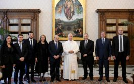 27/10/2025 - El Papa León XIV recibió en audiencia en el Palacio Apostólico Vaticano al primer ministro de la República…