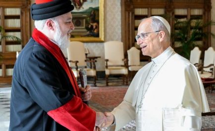 27/10/2025 - El Papa León XIV recibió en audiencia a Su Santidad Mar Awa III, Patriarca de la Iglesia Asiria de Oriente, junto con los miembros de la Comisión Mixta para el…