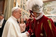 Con ocasión del juramento de los reclutas, el Papa León XIV recibió en audiencia al antiguo cuerpo militar, agradeciéndole su entrega y su…
