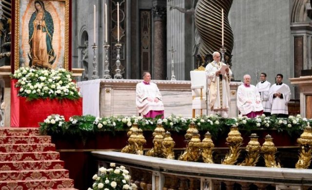 12/12/2025 - El Papa León XIV presidió la Santa Misa con ocasión de la Fiesta de la Bienaventurada Virgen María de Guadalupe en la Basílica de San Pedro, elevando una profunda súplica…