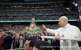 09/06/2026 – La tarde del lunes, el Papa León XIV se reunió con la Comunidad diocesana de Madrid, en el&hellip;