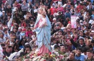 27/09/2013 - En la fiesta por los 30 años del acontecimiento mariano, Monseñor Hécto Cardelli dijo que "hoy San Nicolás es este lugar…