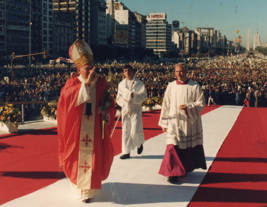 Juan Pablo II en argentina