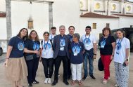 08/07/2024 - El equipo de voluntarios junto al Padre Marco Fernando da Silva Luis, Director Radio María Portugal, transmitieron una misa desde la…