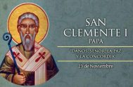 Hoy se conmemora a San Clemente Romano. Y ¿Quien es Clemente Romano? se preguntarán!! Nada más ni nada menos que el 4to Papa…