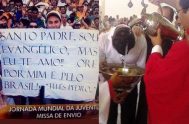 Eduardo Campos, el joven evangélico que sorprendió en la Jornada Mundial de la Juventud JMJ Río 2013 con una pancarta en la que…